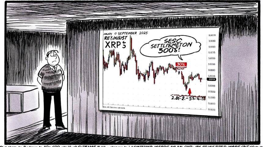 XRP 24 小时价格下跌：法律不确定性和市场情绪成为焦点