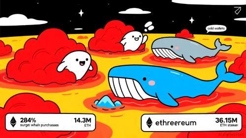以太坊鲸鱼活动激增，机构采用加速预示5万亿美元潜力
