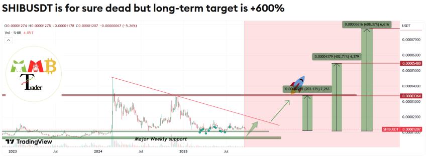 Shiba Inu is Dead but 600% move may come