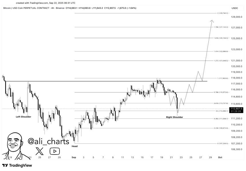 比特币跌破113,000美元，但该指标表明现在是买入的时候了