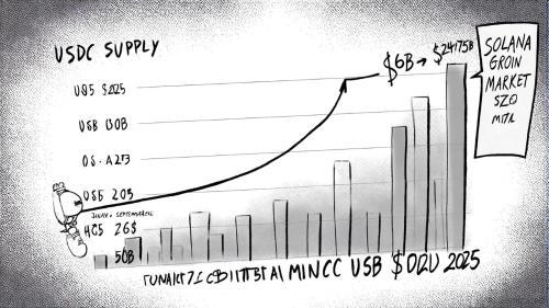 USDC在Solana激增75亿 稳定币格局重塑