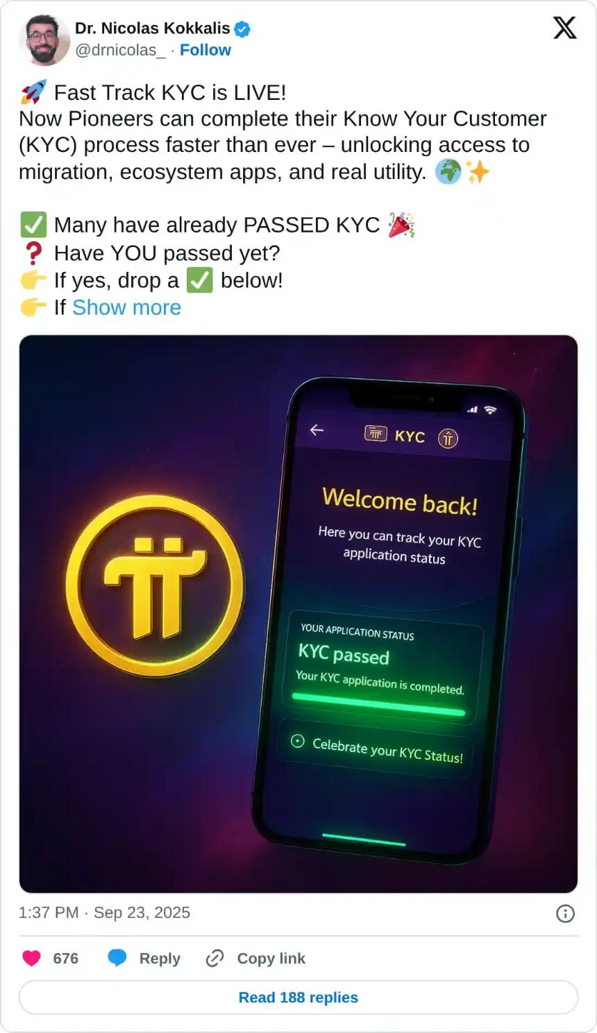 Pi Network价格预测：AI驱动的KYC上线或推动PI代币需求增长
