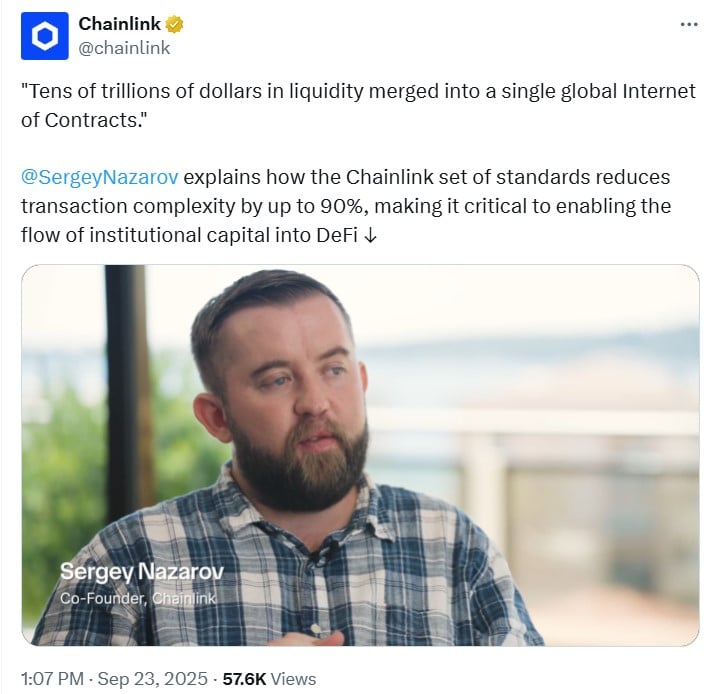 Chainlink标准或将助其实现数十万亿数据上链