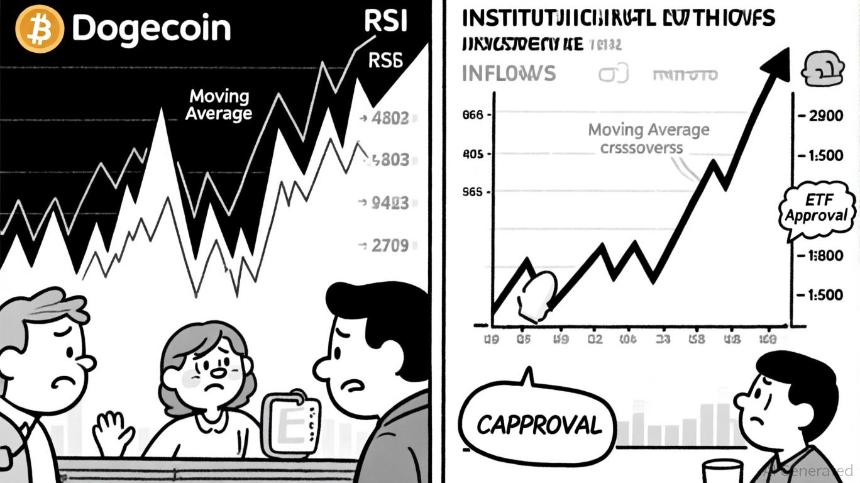  狗狗币的短期波动性与长期机构投资者的兴趣：加密货币格局变迁中的逆向切入点 