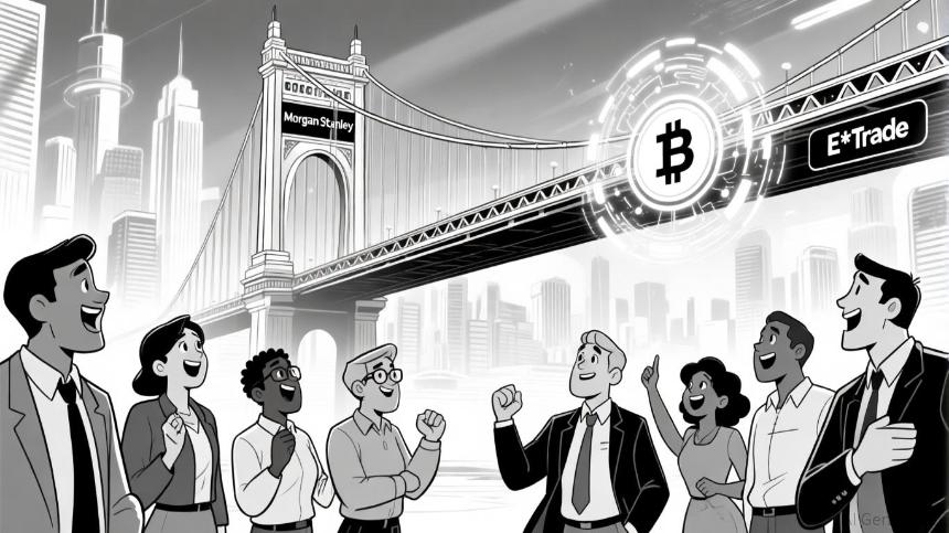 摩根士丹利进军加密货币零售经纪业务的战略举措：推动机构验证和长期采用