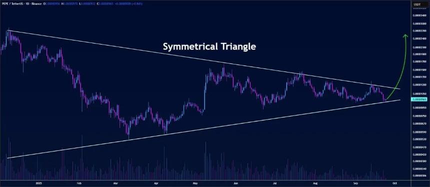PEPE在双重买入信号下有望反弹，下跌趋势或接近尾声