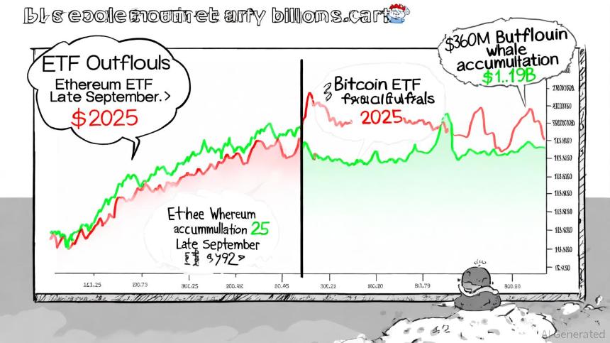 ETF 流出与加密货币市场情绪：2025 年流动性压力与投资者行为分析