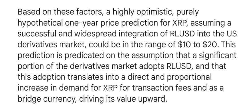 Gemini Predicts XRP Price if RLUSD Taps Into US Derivatives Market