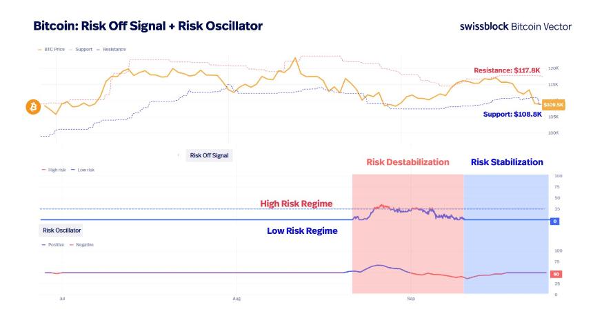 比特币失去110,000美元支撑位，但风险信号表明市场安全 - 详情