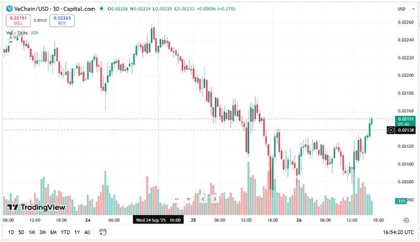 VeChain价格预测：VET能否在2025年达到0.01美元？哪种加密货币具备最大涨幅潜力？