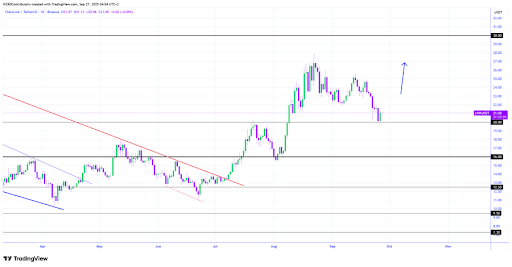 Chainlink 目标价位 22 美元，下一轮反弹即将启动？