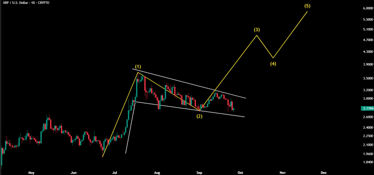  艾略特波浪和双底信号：在 4890 万美元的巨鲸买入中，XRP 大幅反弹 