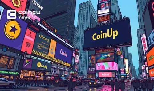 CoinUp亮相纳斯达克大屏，全球品牌曝光引关注