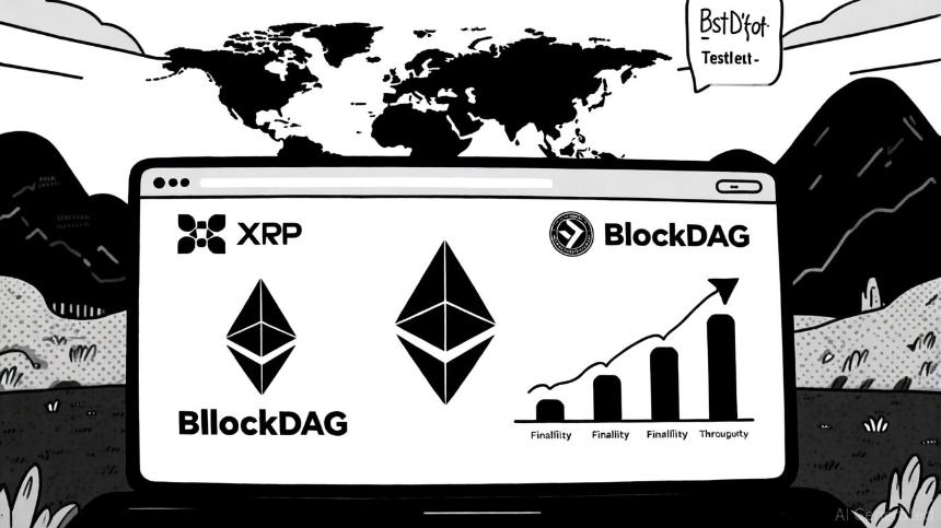 区块链可扩展性之战：2025年以太坊、XRP与BlockDAG的创新较量