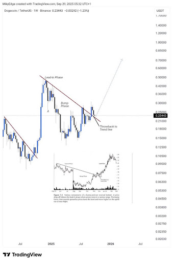  分析师预测狗狗币价格将出现暴涨：看涨模式预示着新高 