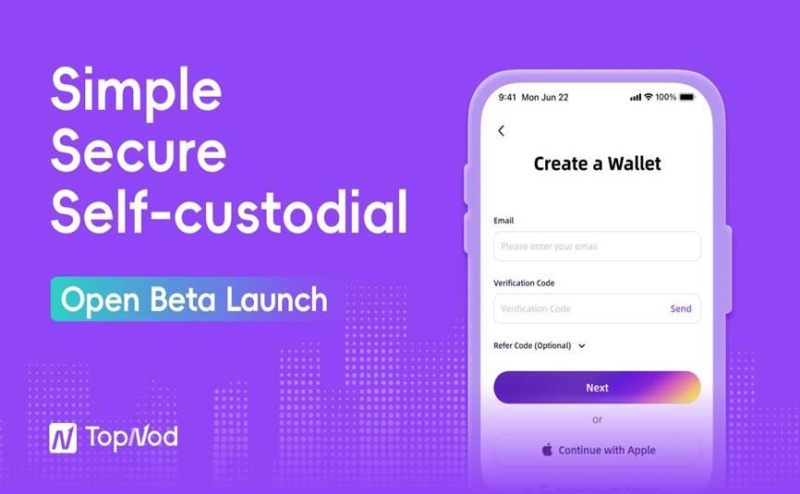 TopNod钱包正式发布：自主托管助力Web 3.0连接现实世界资产