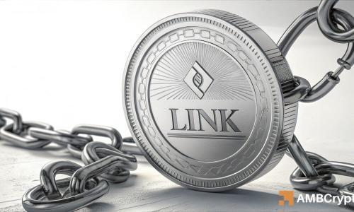 Chainlink采用率飙升，看涨三角旗或突破25.2美元