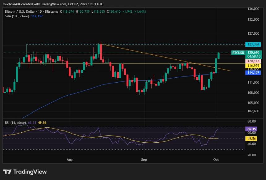 比特币价格突破12.1万美元大关，专家解析背后驱动因素与中期前景
