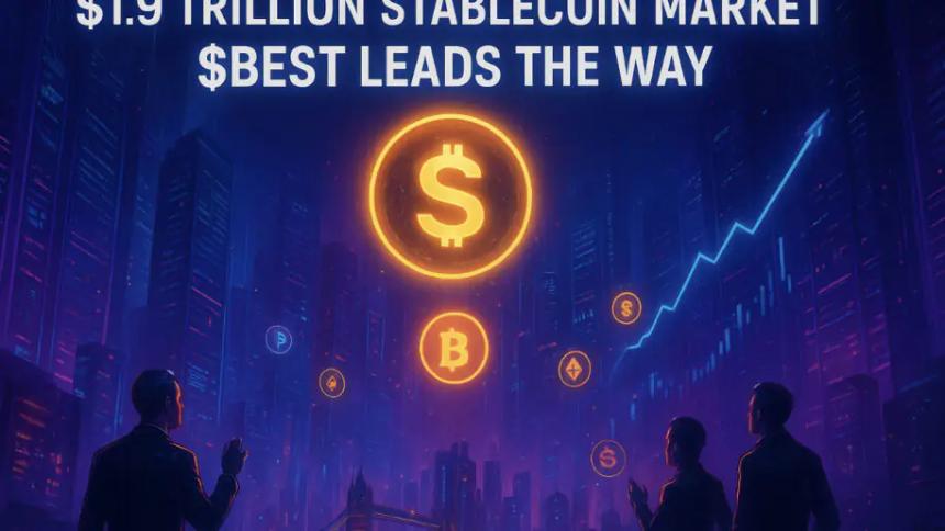 花旗报告预测稳定币市场规模将达到 1.9 万亿美元：这就是为什么交易员们把所有赌注押在 $BEST 上