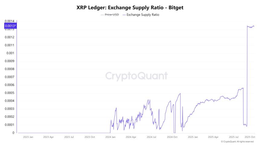 XRP链上活动显示抛售信号：鲸鱼行为引发市场担忧