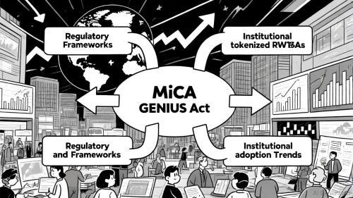 2025加密监管新格局：MiCA与GENIUS法案重塑机构参与