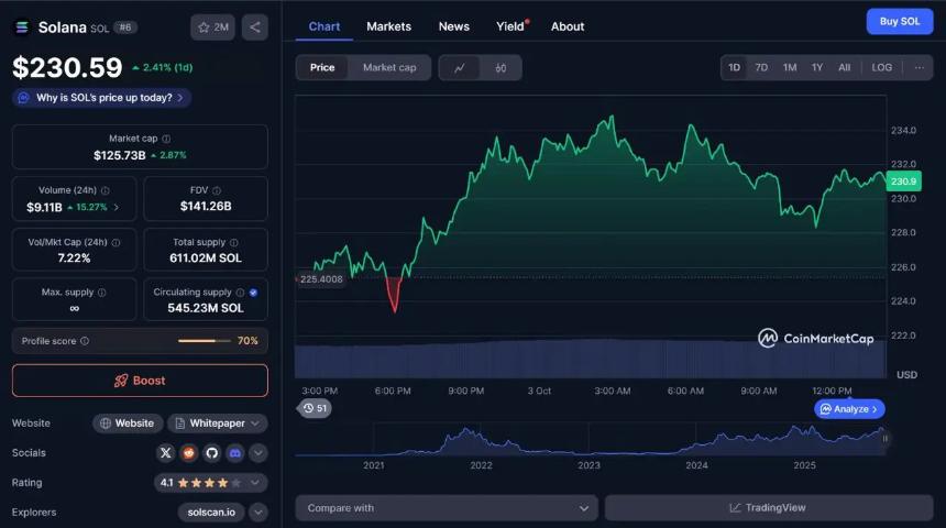 Solana价格预测：SOL能否突破300美元目标