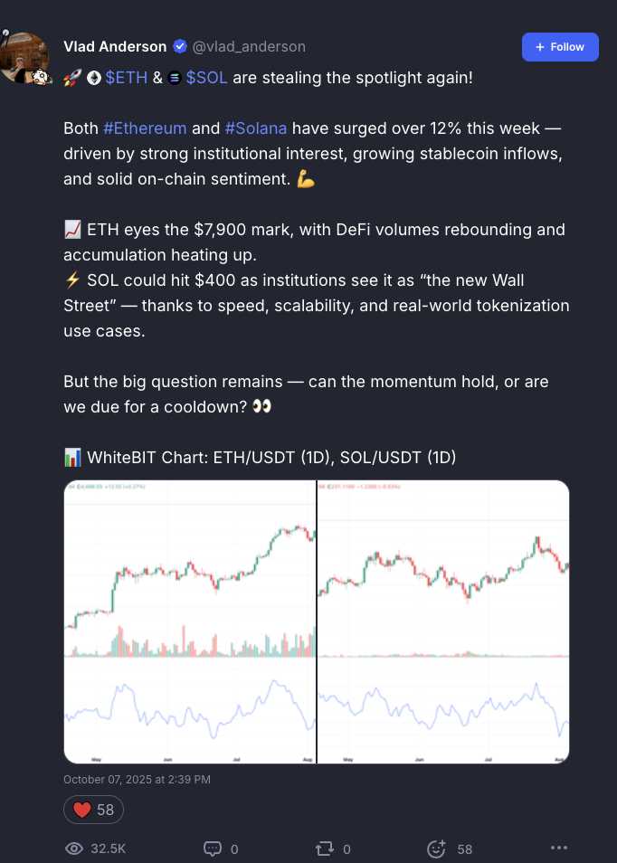 比特币逼近15万美元大关：4种潜力山寨币值得关注 