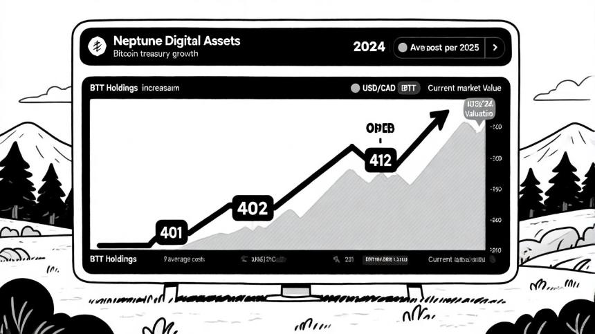 Neptune Digital Assets 比特币储备突破 7000 万加元：机构投资的战略典范