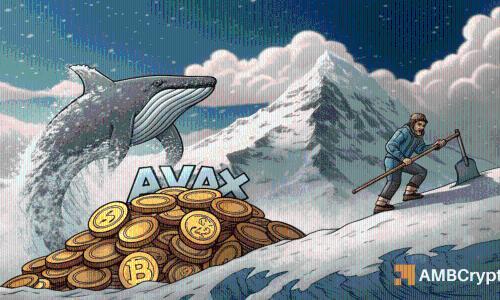 AVAX价格下跌5%后链上活动升温，能否扭转颓势？