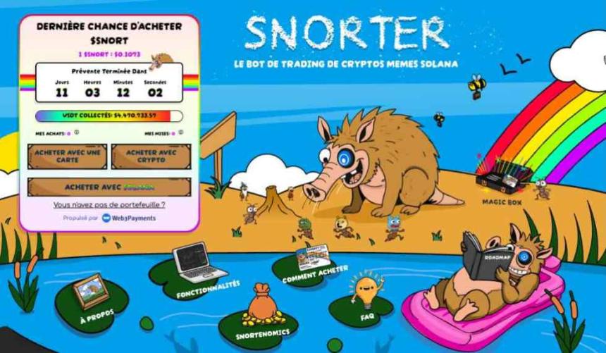 Prévente Snorter Token