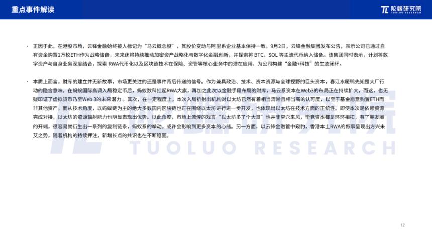 2025年9月Web3行业月度发展报告|陀螺研究院
