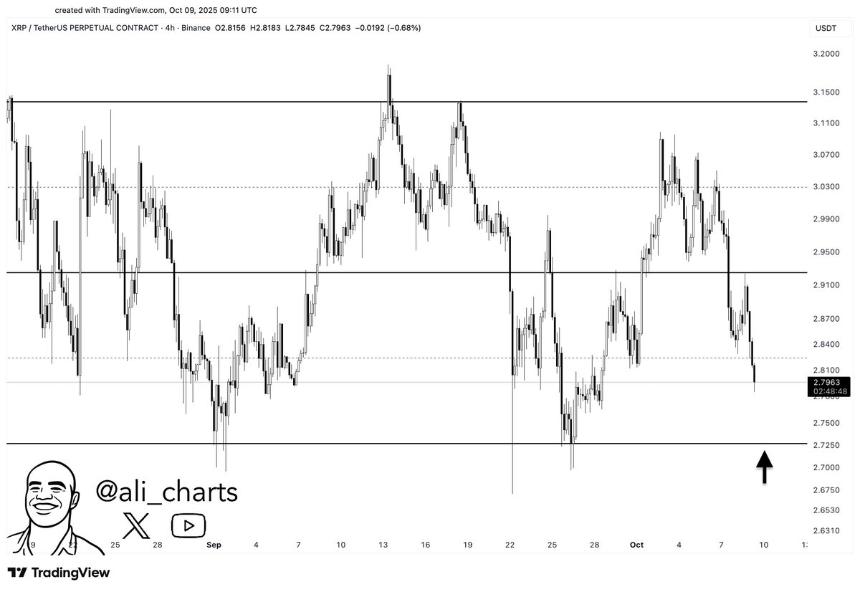 XRP巨鲸正在抛售：每天有5000万美元流出钱包