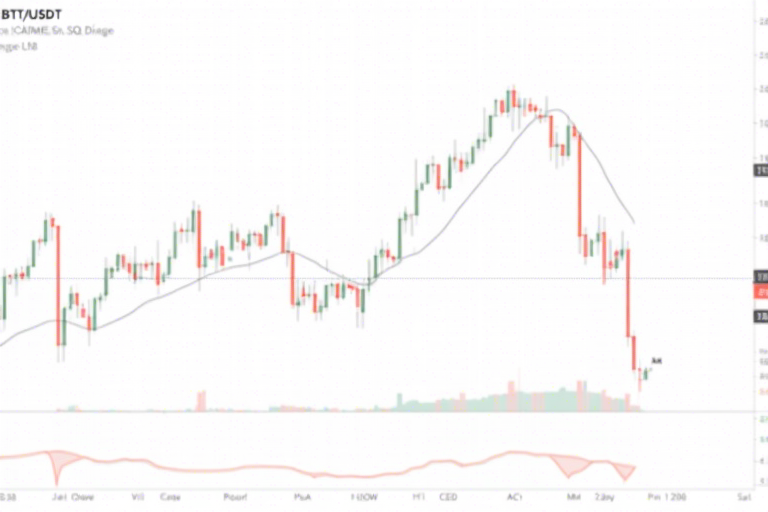 TradingView 的 BTC/USDT 图表