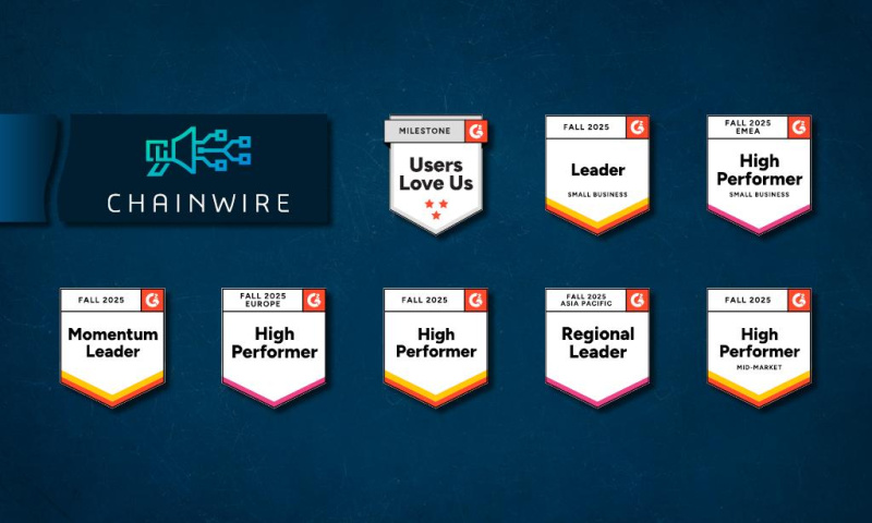 Chainwire 在 G2 2025 年秋季 Grid® 新闻稿发布报告中荣获 8 枚徽章