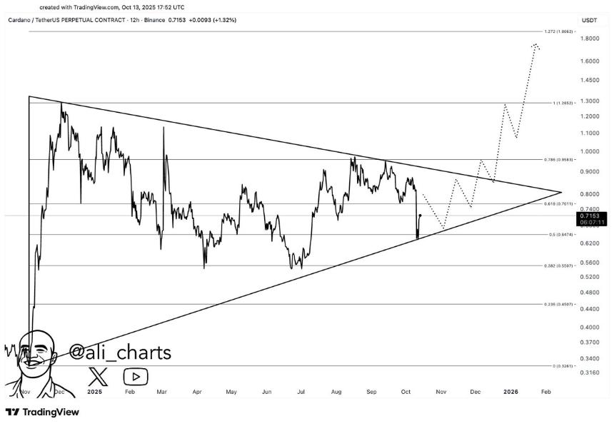 卡尔达诺百万富翁清算了 3.5 亿 ADA，而 ADA 价格走势预示着 100% 的反弹