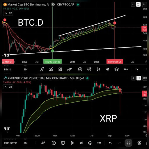 XRP图表显示潜在看涨信号：第四季度能否再现2017年暴涨行情？