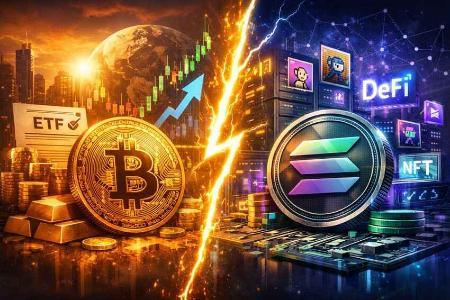 比特币与Solana2026展望：BTC价格走势或大幅领先SOL