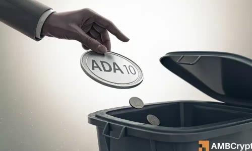 ADA排名危局：市值缩水64%逼近第十名易主