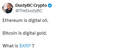 比特币是黄金，以太坊是石油，那么在加密货币市场中，XRP 又是什么呢？