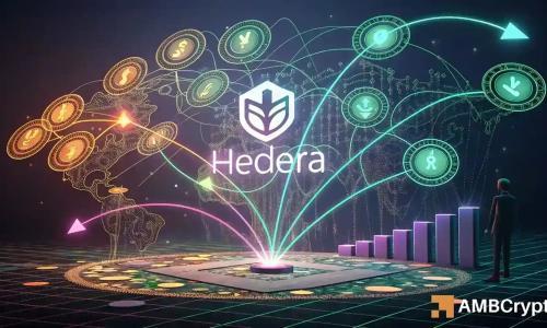 Hedera链上活动激增73% HBAR价格走势强劲