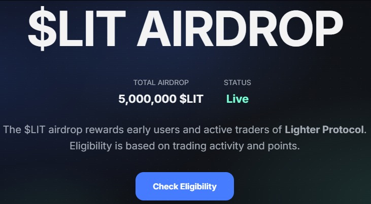 Lighter 空投分配详解：LIT 代币是如何分发的？