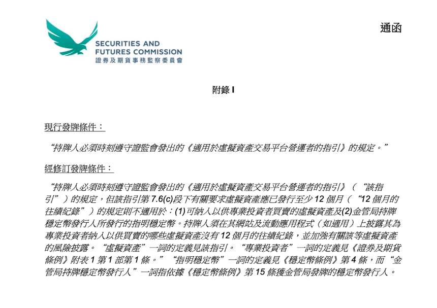 香港虚拟资产交易平台新规解读：新通函发布，业务边界如何重新定义？