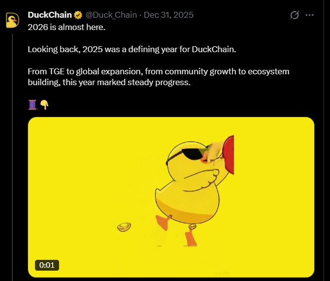 OKX DuckChain上市及2026年价格展望：$DUCK目前处于什么位置？