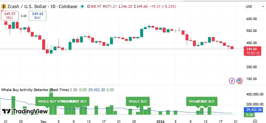 Zcash：分析ZEC价格为何仍有跌至301美元的风险
