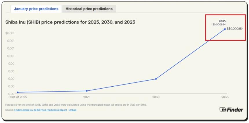 Shiba Inu SHIB 10 Year Price Prediction