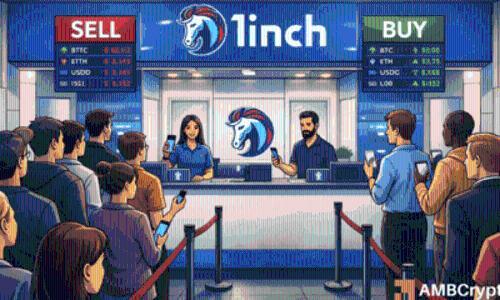 1INCH链上抛售潮致价格暴跌17%：大额持有者分批释放3636万枚代币