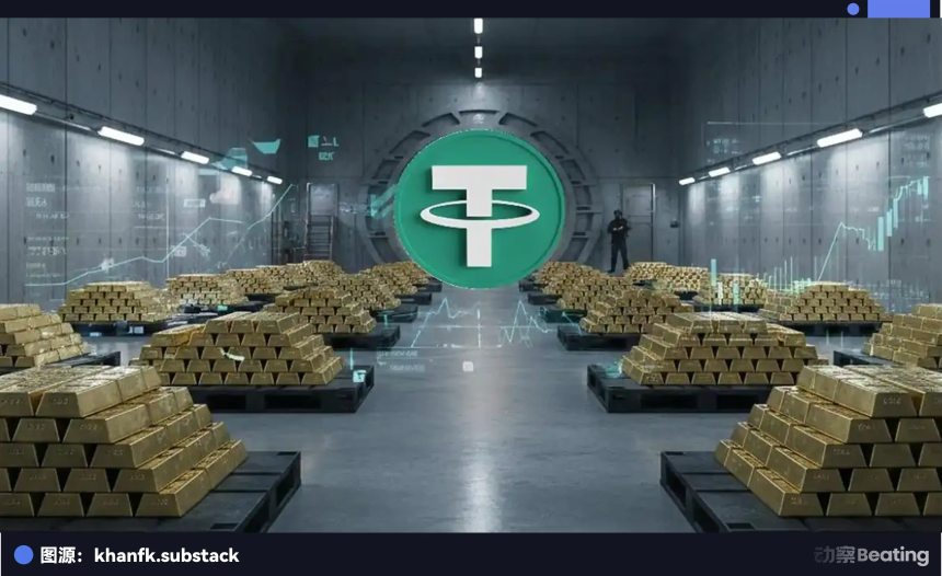 地球上最大的私人黄金买家：Tether的人均盈利接近1亿美元