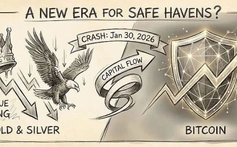 比特币迎资本轮动机遇：黄金暴跌30%后，资金流向何方？