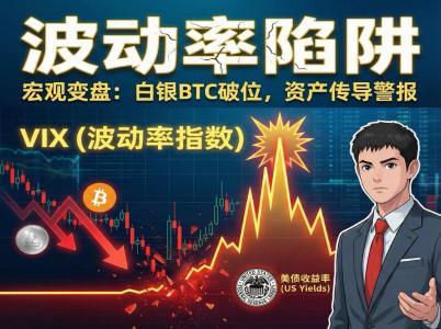 白银暴跌比特币破位：警惕高波动率下的资产杀估值风险
