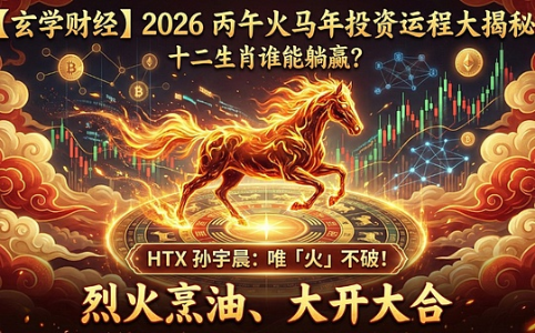 2026火马年投资运势指南：属羊虎狗进攻，属鼠马牛避险